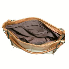 Retro PU Leather Tote Bag Large Capacity Casual Shoulder Crossbody Bag