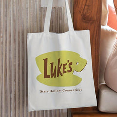 Letters Print Canvas Shoulder Bag Lightweight School Bag