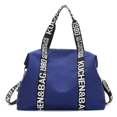 Nylon Tote Bag Shoulder Bag Letter Detail For Work & Travel