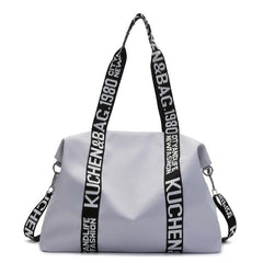 Nylon Tote Bag Shoulder Bag Letter Detail For Work & Travel
