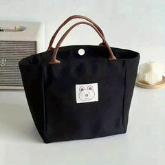 Large Capacity Tote Shoulder Bag with Fixed Straps