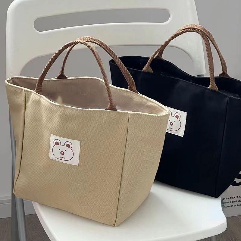 Large Capacity Tote Shoulder Bag with Fixed Straps