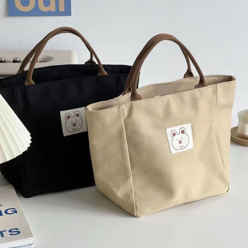 Large Capacity Tote Shoulder Bag with Fixed Straps