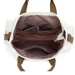 Casual Large Capacity Canvas Bag All Match Preppy School Tote Bag