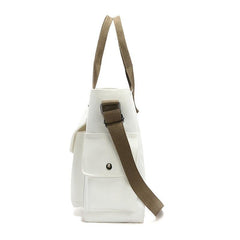 Casual Large Capacity Canvas Bag All Match Preppy School Tote Bag
