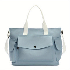 Casual Large Capacity Canvas Bag All Match Preppy School Tote Bag