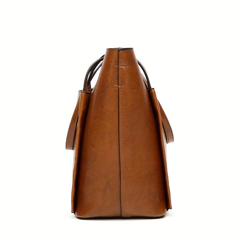 Women Handbags Tote Bag Soft Leather Large Capacity Casual Ladies Shoulder Cross