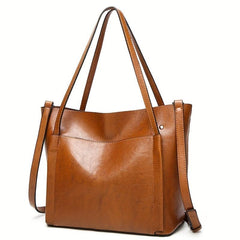 Women Handbags Tote Bag Soft Leather Large Capacity Casual Ladies Shoulder Cross