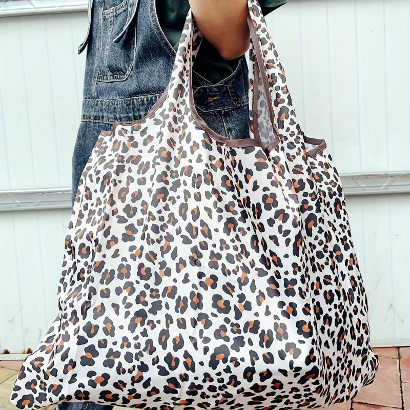 Foldable Reusable Bag Large Capacity Shopper Bag All Over Pattern Bag