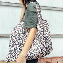 Foldable Reusable Bag Large Capacity Shopper Bag All Over Pattern Bag
