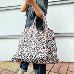Foldable Reusable Bag Large Capacity Shopper Bag All Over Pattern Bag