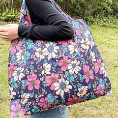 Foldable Reusable Bag Large Capacity Shopper Bag All Over Pattern Bag
