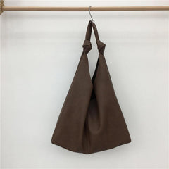 Large Capacity Shoulder Bag Soft Tote Bag Casual Shopping Bag