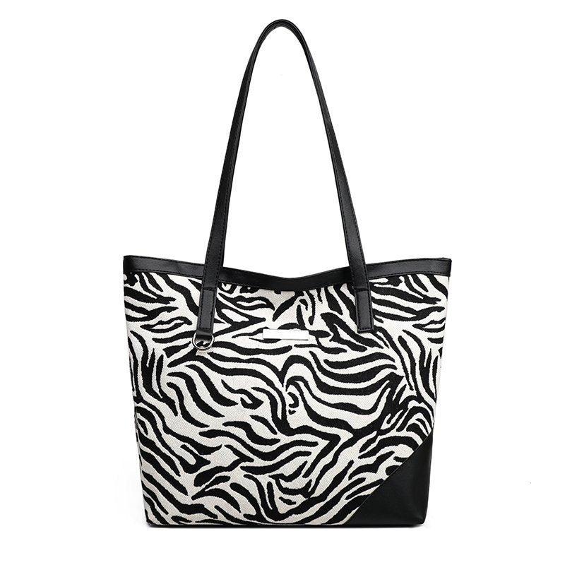 Large Capacity Satchel Tote Bag Nylon Lightweight Shoulder Shopping Bag