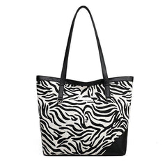 Large Capacity Satchel Tote Bag Nylon Lightweight Shoulder Shopping Bag