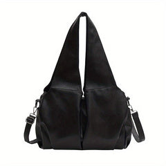 Large Capacity Tote Bag PU Leather Shoulder Bag Women's Handbag Purse