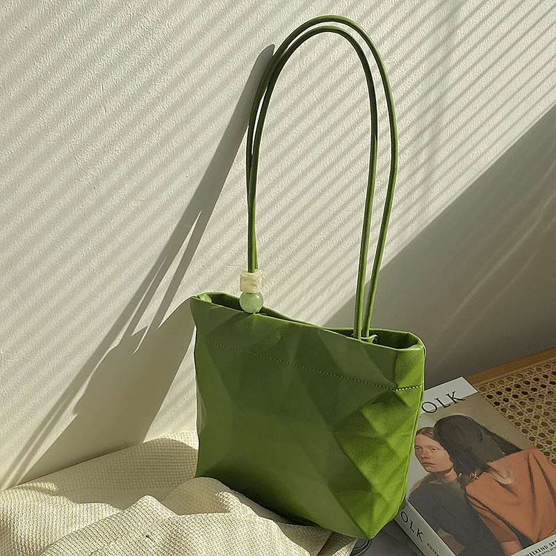 Stylish Shoulder Bag All Match Tote Bag with Fixed Straps