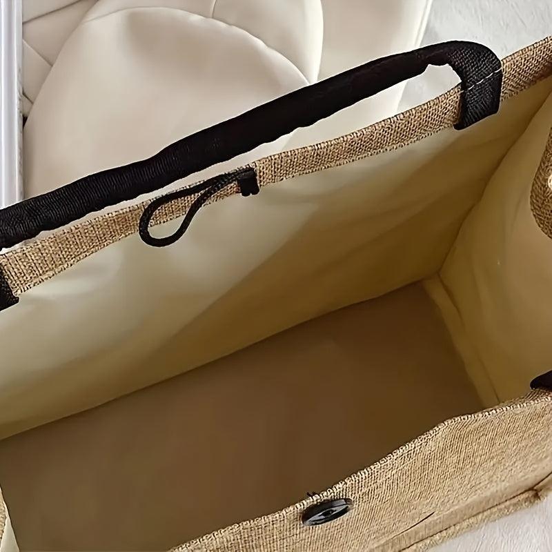Bake Theme Canvas Tote Bag With Clutch Purse