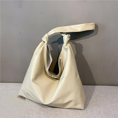 Large Capacity Tote Bag Shoulder Bag With Fixed Shoulder Straps