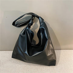 Large Capacity Tote Bag Shoulder Bag With Fixed Shoulder Straps