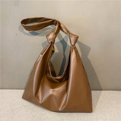 Large Capacity Tote Bag Shoulder Bag With Fixed Shoulder Straps