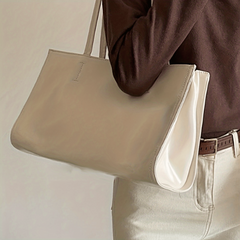 Vintage Tote Bag Large Capacity Briefcase Handbag