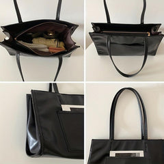 Vintage Tote Bag Large Capacity Briefcase Handbag
