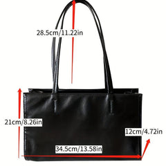 Vintage Tote Bag Large Capacity Briefcase Handbag