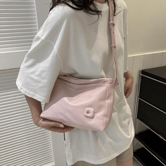 Minimalist Solid Square Bag Large Capacity Crossbody Bag