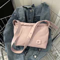 Minimalist Solid Square Bag Large Capacity Crossbody Bag