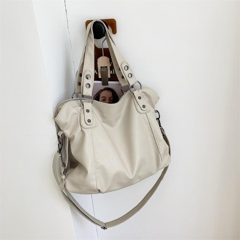 Vintage Tote Shoulder Bag Large Capacity Travel Bag