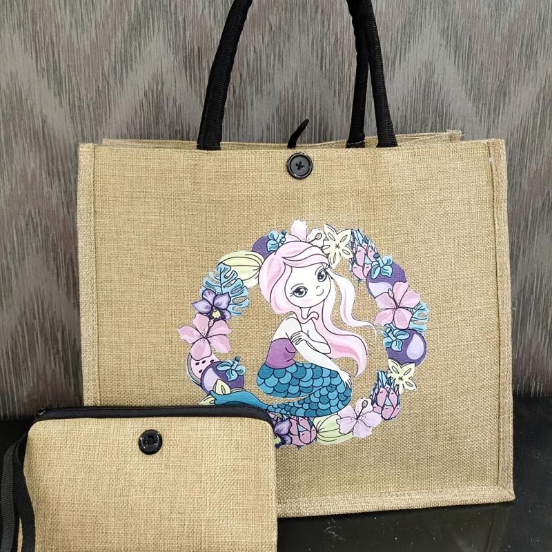 Halloween Pumpkin Candy Bag Large Tote Reusable Shopping Bag with Coin Purse