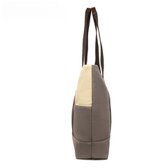 Casual Canvas Shoulder Bag Large Capacity Tote for Women