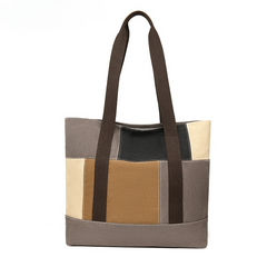 Casual Canvas Shoulder Bag Large Capacity Tote for Women