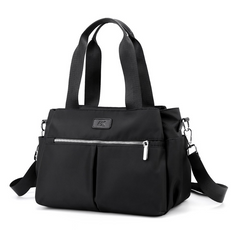 Casual Sports Shoulder Bag Solid Crossbody Bag Versatile Zipper Bag