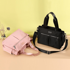 Casual Sports Shoulder Bag Solid Crossbody Bag Versatile Zipper Bag