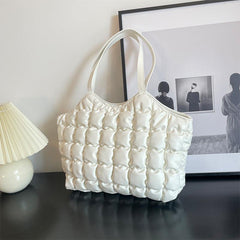 Cloud Quilted Hobo Bag Top Handle Satchel Tote Women's Handbag
