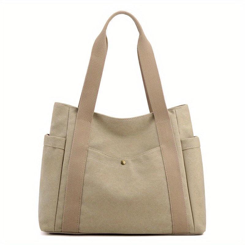 Large Canvas Tote Bag Lightweight Shoulder Bag