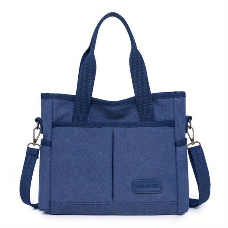 Small Crossbody Tote Bag Canvas Lightweight Messenger Bag