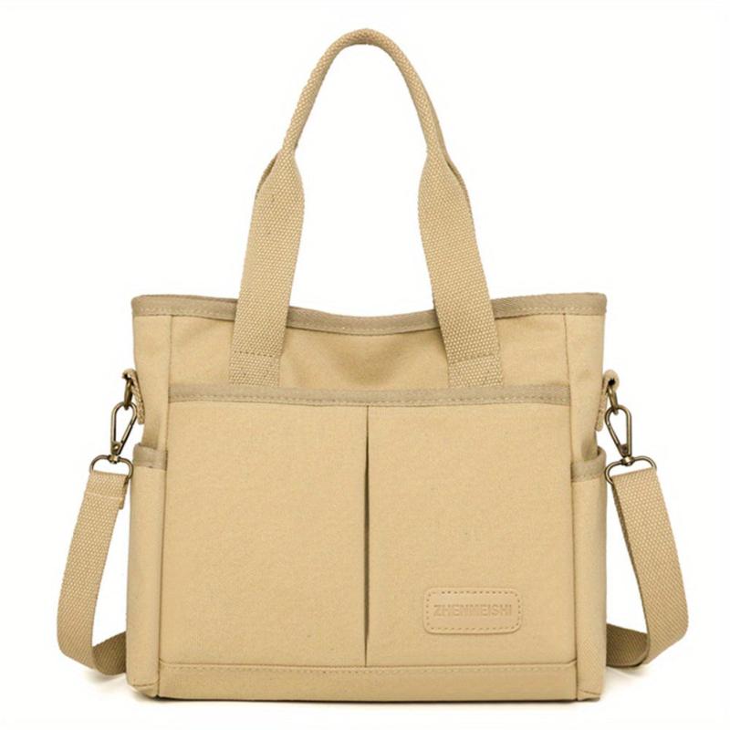 Small Crossbody Tote Bag Canvas Lightweight Messenger Bag