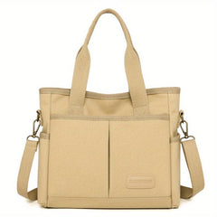 Small Crossbody Tote Bag Canvas Lightweight Messenger Bag