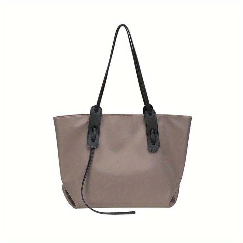 Large Nylon Tote Bag for Commuter & School & Travel