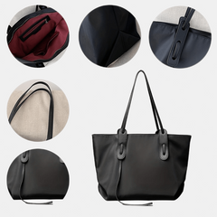 Large Nylon Tote Bag for Commuter & School & Travel
