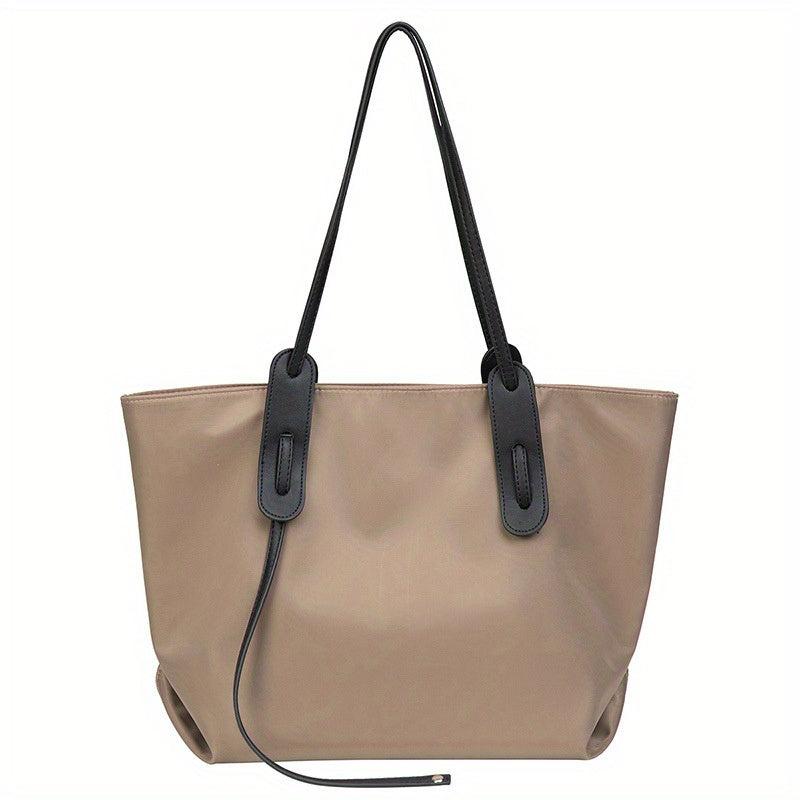 Large Nylon Tote Bag for Commuter & School & Travel
