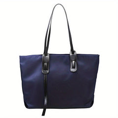 Large Nylon Tote Bag for Commuter & School & Travel