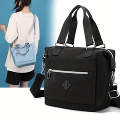 Small Satchel Crossbody Bag Nylon Lightweight Messenger Bag