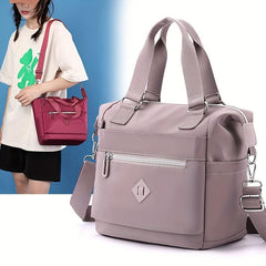 Small Satchel Crossbody Bag Nylon Lightweight Messenger Bag