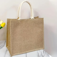 Large Capacity Canvas Satchel Tote Bag With Wristlet