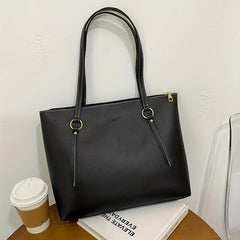 Large Capacity Minimalist Tote Bag Classic Handbag For Work