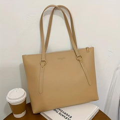 Large Capacity Minimalist Tote Bag Classic Handbag For Work